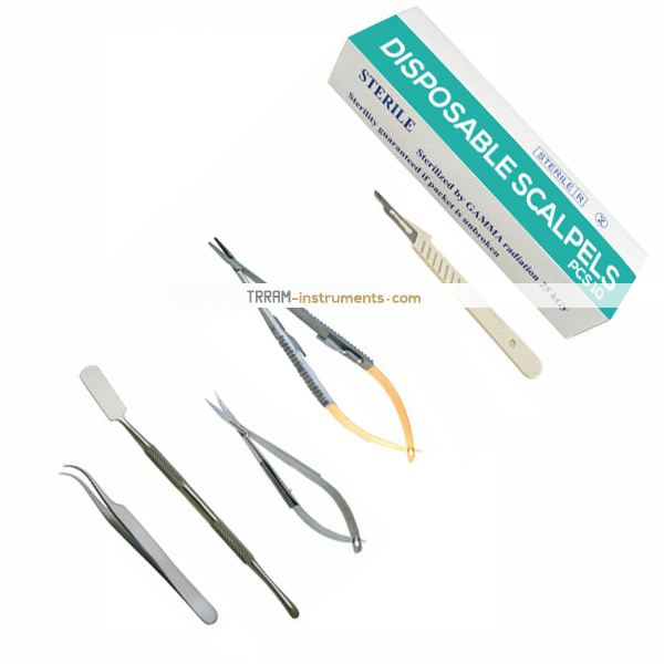 Micro Surgery Kit of 14 Instruments